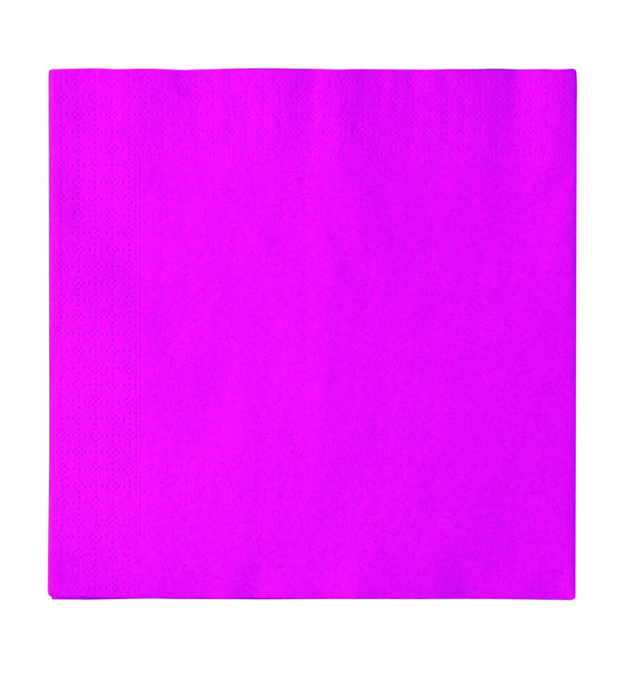 Papírové Ubrousky 2 Vrstvé Fuchsie 33x33cm (50 Kousky) Papírové Ubrousky 2 Vrstvé Fuchsie 33x33cm (50 Kousky)