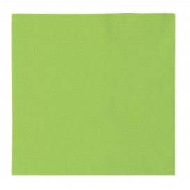 Papírové Ubrousky 2 Vrstvé Zelené Vápno 33x33cm (50 Kousky)