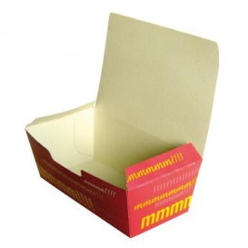 Krabička na Potraviny pro Fast Food 16,5x7,5x6cm (600 Kousky)