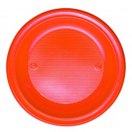 Plastové Talíř PS na Polévku Oranžový Ø220mm (30 Kousky)