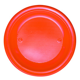 Plastové Talíř PS na Polévku Oranžový Ø220mm (600 Kousky)