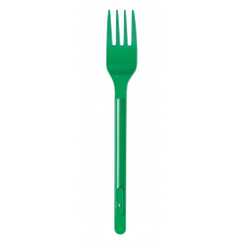 Plastová Vidlička PS Zelený 175mm (600 Kousky)