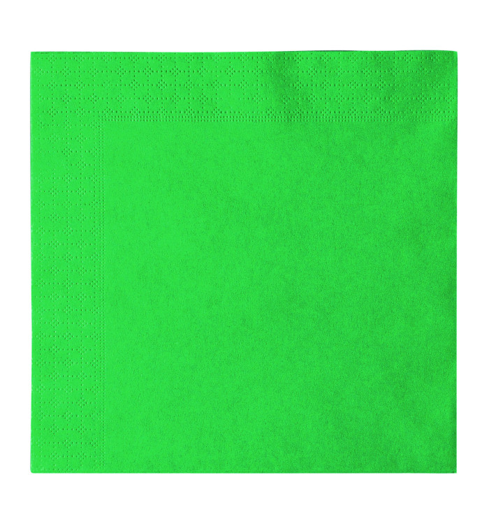 Papírové Ubrousky 2 Vrstvé Zelený 33x33cm (50 Kousky) Papírové Ubrousky 2 Vrstvé Zelený 33x33cm (50 Kousky)