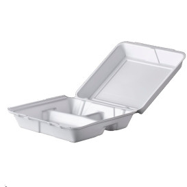 Menu Box Foam 3 Vrstvy Bílý 240x235mm (200 Kousky)