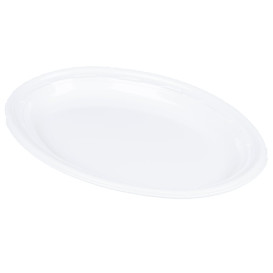 Plastové Talíř PS " Slavný Dopad " Bílý Ø280mm (125 Kousky)