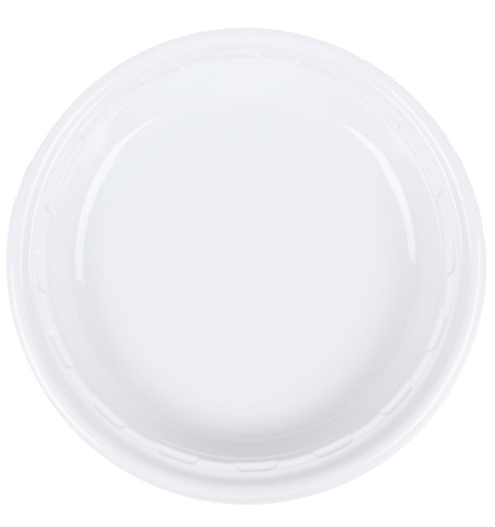 Plastové Talíř PS " Slavný Dopad " Bílý Ø260mm (125 Kousky) Plastové Talíř PS " Slavný Dopad " Bílý Ø260mm (125 Kousky)