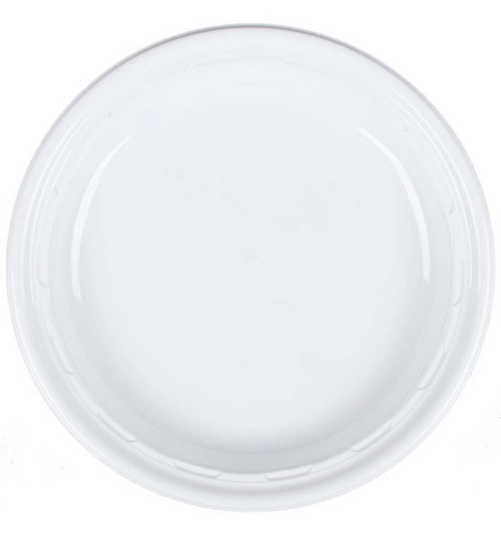 Plastové Talíř PS " Slavný Dopad " Bílý Ø230mm (500 Kousky) Plastové Talíř PS " Slavný Dopad " Bílý Ø230mm (500 Kousky)