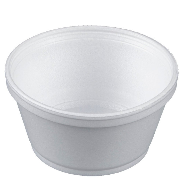 Termální Miska Foam Bílý 8Oz/240ml Ø11cm (500 Kousky) Termální Miska Foam Bílý 8Oz/240ml Ø11cm (500 Kousky)