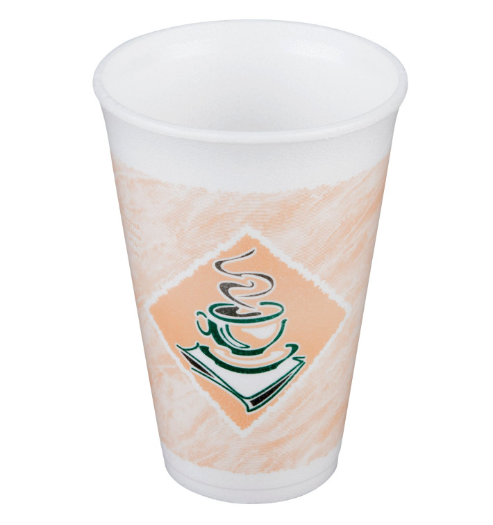 Kelímek Termální Foam EPS " Kávu " 16Oz/480ml Ø9,4cm (25 Kousky) Kelímek Termální Foam EPS " Kávu " 16Oz/480ml Ø9,4cm (25 Kousky)