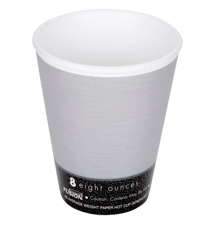 Kelímek Termální Fusion " Steele " 8Oz/266ml Ø8,1cm (25 Kousky) Kelímek Termální Fusion " Steele " 8Oz/266ml Ø8,1cm (25 Kousky)