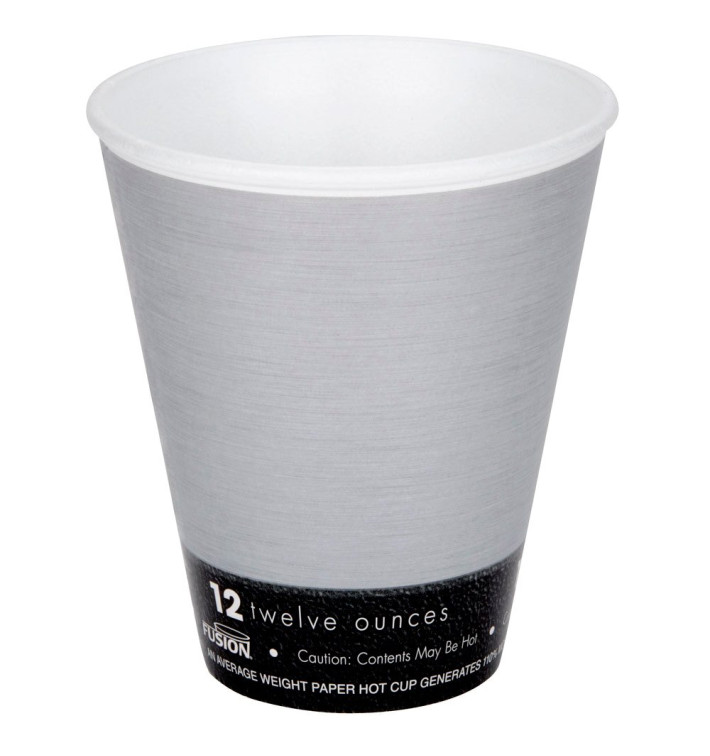 Kelímek Termální Fusion " Steele " 12Oz/355ml Ø9,4cm (1000 Kousky) Kelímek Termální Fusion " Steele " 12Oz/355ml Ø9,4cm (1000 Kousky)