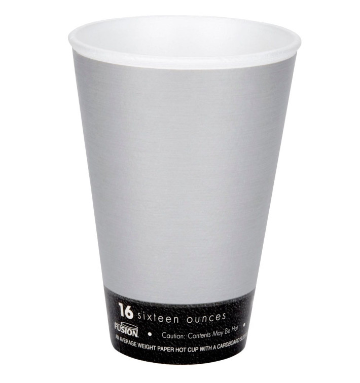 Kelímek Termální Fusion " Steele " 16Oz/473ml Ø9,4cm (25 Kousky) Kelímek Termální Fusion " Steele " 16Oz/473ml Ø9,4cm (25 Kousky)