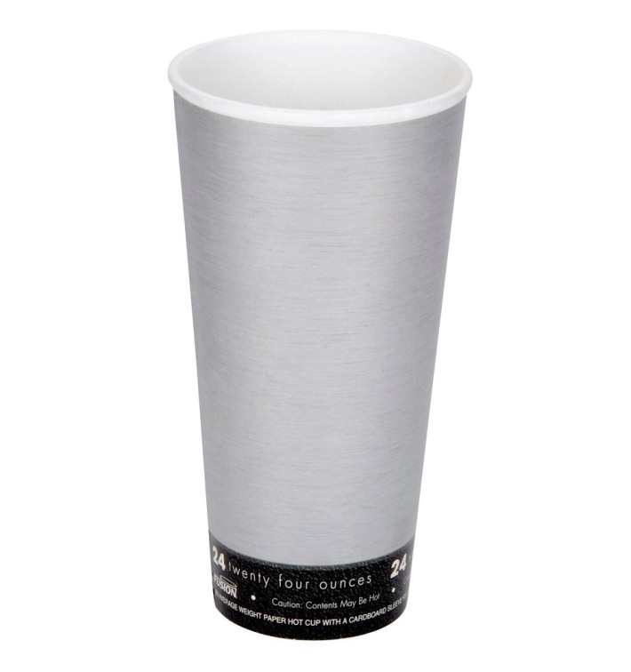 Kelímek Termální Fusion " Steele " 24Oz/710ml Ø9,4cm (20 Kousky) Kelímek Termální Fusion " Steele " 24Oz/710ml Ø9,4cm (20 Kousky)