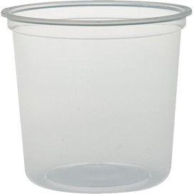 Plastové Obaly PP "Deli" 24Oz/710ml Průhledný Ø120mm (25 Kousky)