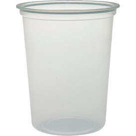 Plastové Obaly PP "Deli" 32Oz/960ml Průhledný Ø120mm (25 Kousky)