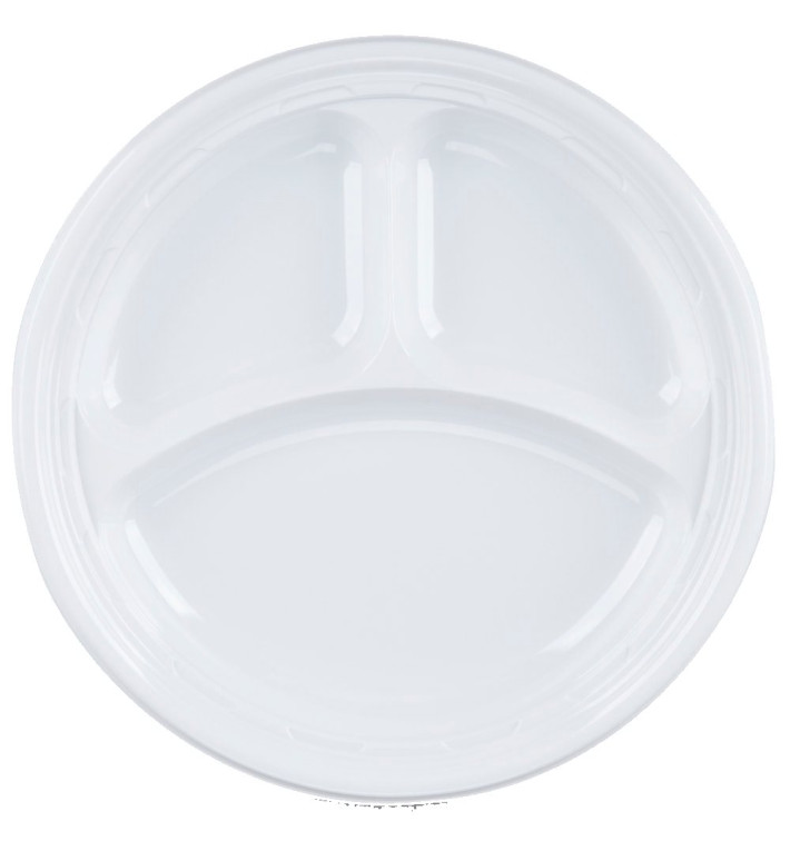 Plastové Talíř PS " Slavný Dopad " 3 Vrstvy Ø230mm (125 Kousky) Plastové Talíř PS " Slavný Dopad " 3 Vrstvy Ø230mm (125 Kousky)
