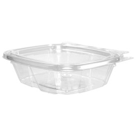 Obaly s Integrovaným Víčkem Plastové PET Ploché Víčko 240ml (100 Kousky)
