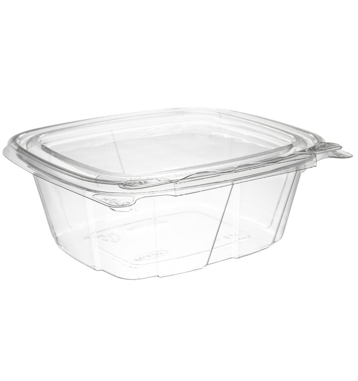 Obaly s Integrovaným Víčkem Plastové PET Ploché Víčko 355ml (200 Kousky) Obaly s Integrovaným Víčkem Plastové PET Ploché Víčko 355ml (200 Kousky)