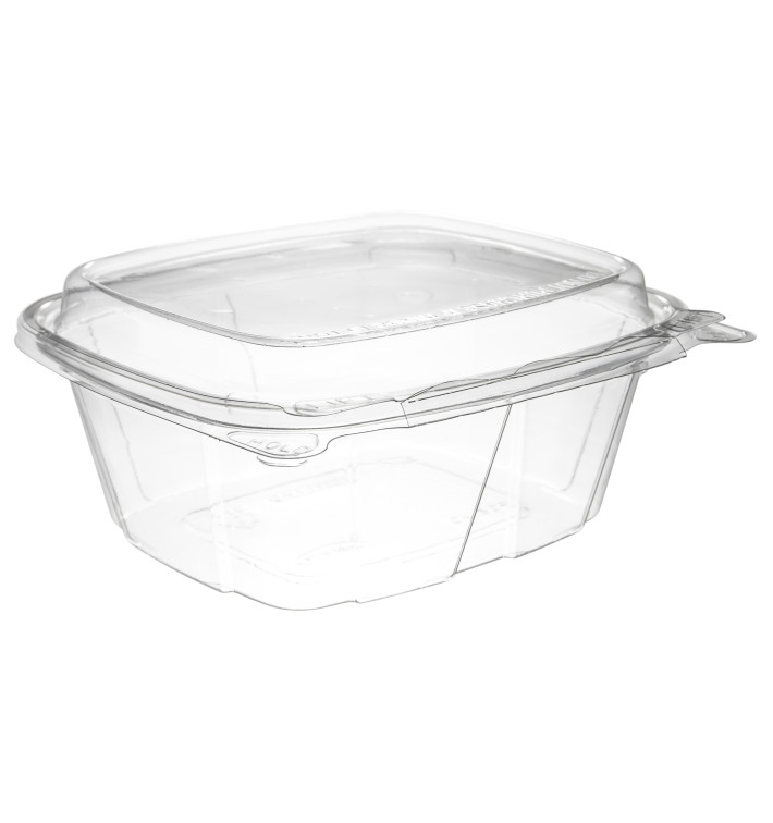 Obaly s Integrovaným Víčkem Plastové PET Víčko Vysoký 355ml (200 Kousky) Obaly s Integrovaným Víčkem Plastové PET Víčko Vysoký 355ml (200 Kousky)