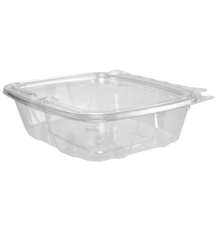 Obaly s Integrovaným Víčkem Plastové PET Ploché Víčko 710ml (100 Kousky) Obaly s Integrovaným Víčkem Plastové PET Ploché Víčko 710ml (100 Kousky)