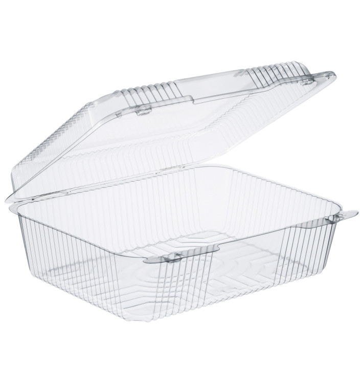 Obaly Plastové OPS " StayLock" s Víčkem Průhledný 2760ml (200 Kousky) Obaly Plastové OPS " StayLock" s Víčkem Průhledný 2760ml (200 Kousky)