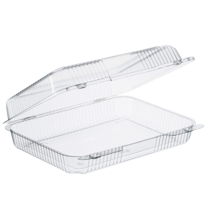 Obaly Plastové OPS " StayLock" s Víčkem Průhledný 1430ml (250 Kousky) Obaly Plastové OPS " StayLock" s Víčkem Průhledný 1430ml (250 Kousky)