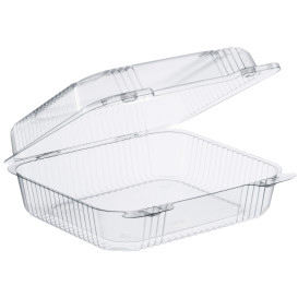 Obaly Plastové OPS " StayLock" s Víčkem Průhledný 1260ml (125 Kousky)