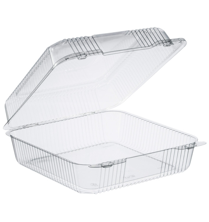 Obaly Plastové OPS " StayLock" s Víčkem Průhledný 2240ml (250 Kousky) Obaly Plastové OPS " StayLock" s Víčkem Průhledný 2240ml (250 Kousky)