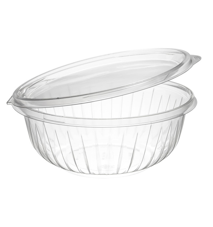 Plastové Misky PET " Prezentační " s Víčkem Hladká 950ml (150 Kousky) Plastové Misky PET " Prezentační " s Víčkem Hladká 950ml (150 Kousky)