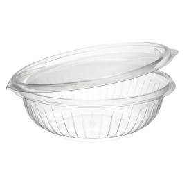Plastové Misky PET " Prezentační " s Víčkem Hladká 710ml (75 Kousky)