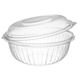 Plastové Misky PET " Prezentační " s Víčkem Vysoký 950ml (150 Kousky)
