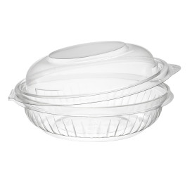 Plastové Misky PET " Prezentační " s Víčkem Vysoký 240ml (75 Kousky)