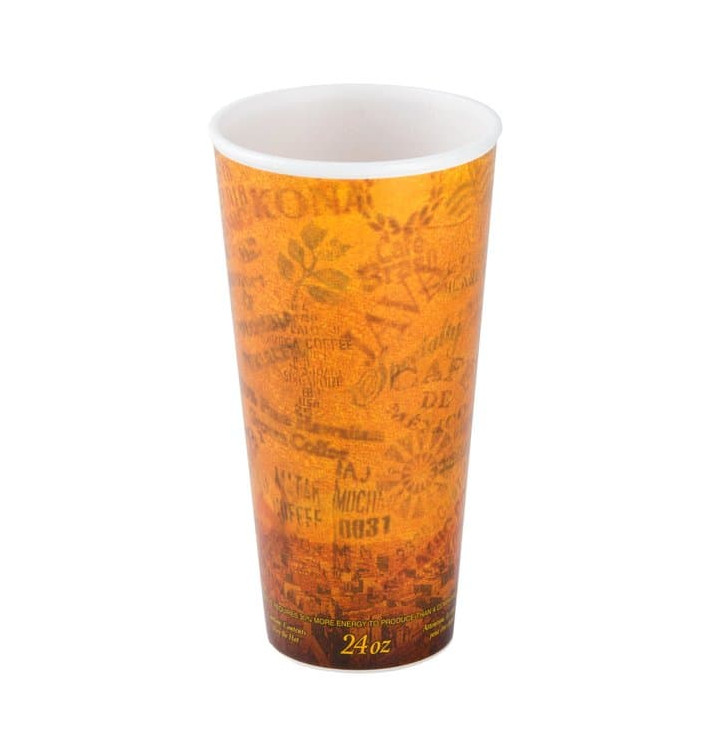 Kelímek Termální Fusion " Uniknout " 24Oz/710ml Ø9,4cm (20 Kousky) Kelímek Termální Fusion " Uniknout " 24Oz/710ml Ø9,4cm (20 Kousky)