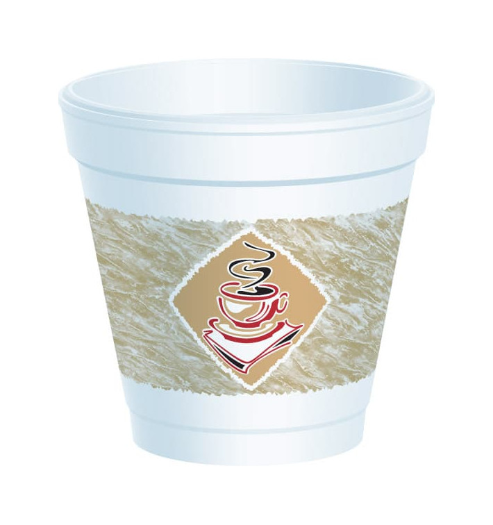 Kelímek Termální Foam EPS " Kávu " 4Oz/120ml Ø6,9cm (1000 Kousky) Kelímek Termální Foam EPS " Kávu " 4Oz/120ml Ø6,9cm (1000 Kousky)