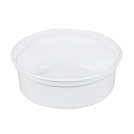 Plastové Obaly PP "Deli" 8Oz/266ml Bílý Ø120mm (25 Kousky)