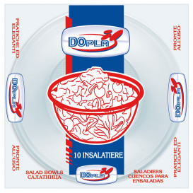 Plastové Misky PS Průhledný 2000ml Ø22 Vrstvym (60 Kousky)