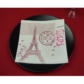 Ubrousky Airlaid " Paris " 40x40cm (50 Kousky)