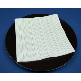 Ubrousky Airlaid " Základní " Tyrkysová 40x40cm (600 Kousky)