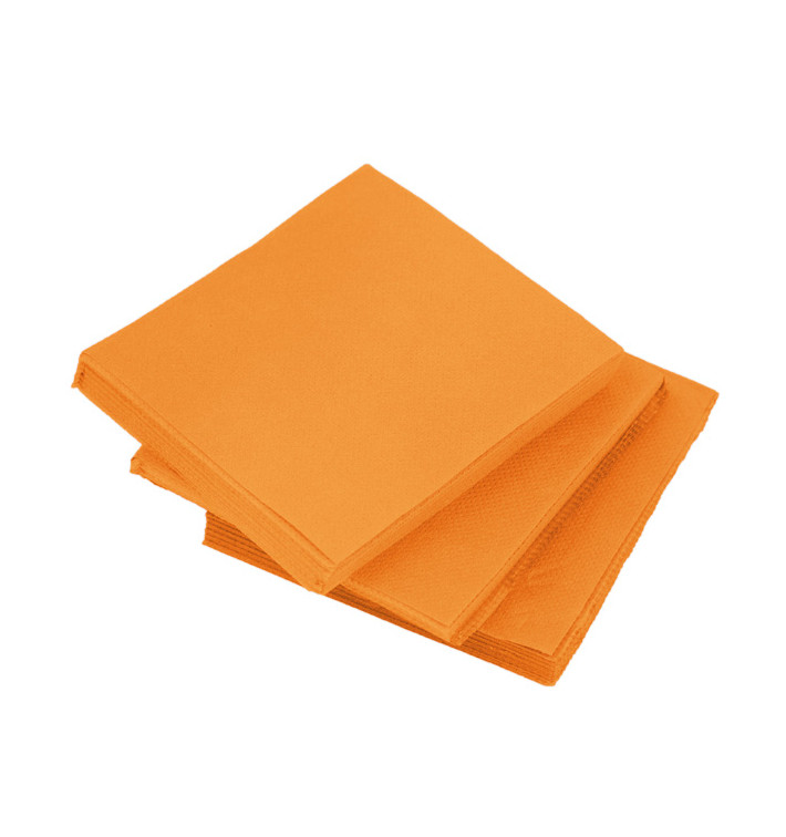 Papírové Ubrousky Mikrobod 20x20cm 2 Vrstvy Oranžový (100 Kousky) Papírové Ubrousky Mikrobod 20x20cm 2 Vrstvy Oranžový (100 Kousky)