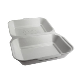 Obědová Krabička Foam Bílý 185x155x70mm (125 Kousky)