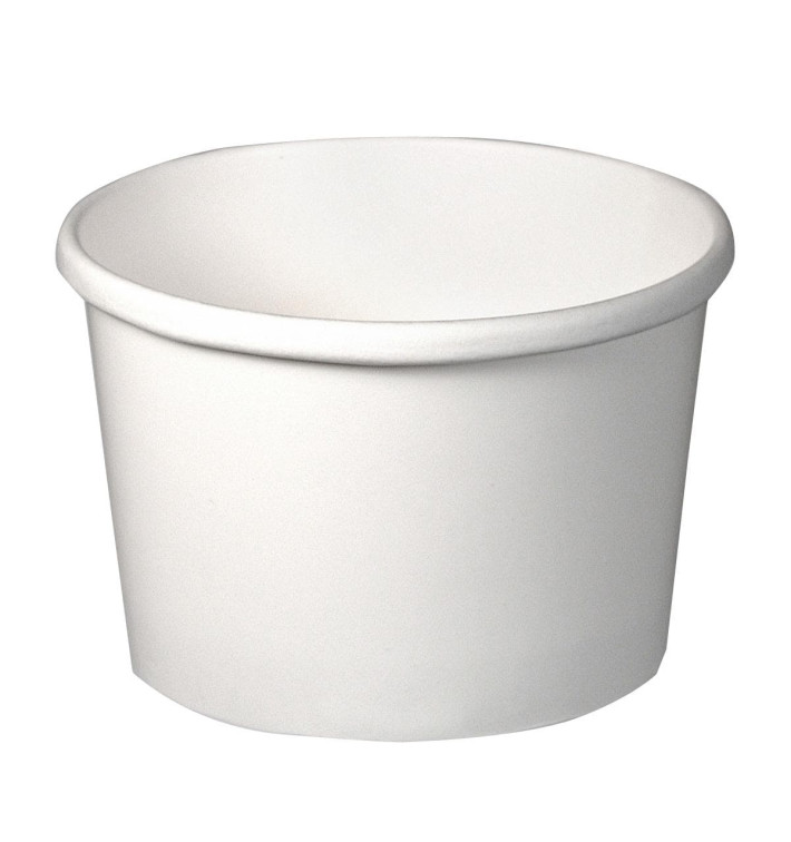 Kartonová Miska Bílý 8Oz/237ml Ø9,1cm (25 Kousky) Kartonová Miska Bílý 8Oz/237ml Ø9,1cm (25 Kousky)