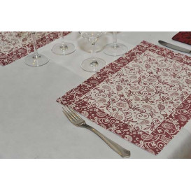 Papírové Prostírání 30x40cm " Kašmír " Bordeaux 50g (2500 Kousky)