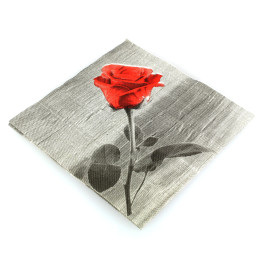 Papírové Ubrousky " Růže " 2 Vrstvé 40x40cm (600 Kousky)
