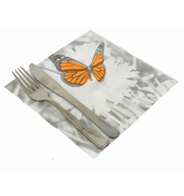 Ubrousky Airlaid " Motýl " 40x40cm (50 Kousky) Ubrousky Airlaid " Motýl " 40x40cm (50 Kousky)
