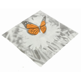 Ubrousky Airlaid " Motýl " 40x40cm (50 Kousky)
