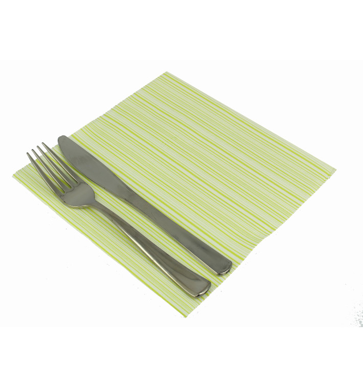Ubrousky Airlaid " Základní " Pistácie 40x40cm (50 Kousky) Ubrousky Airlaid " Základní " Pistácie 40x40cm (50 Kousky)