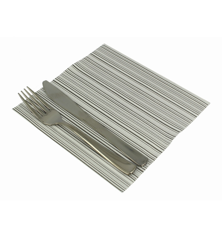 Ubrousky Airlaid " Základní " Černá 40x40cm (50 Kousky) Ubrousky Airlaid " Základní " Černá 40x40cm (50 Kousky)
