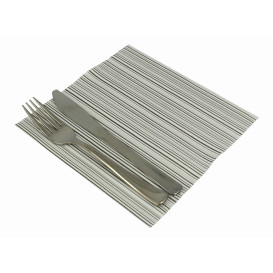 Ubrousky Airlaid " Základní " Černá 40x40cm (600 Kousky)