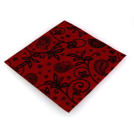 Ubrousky Airlaid Bordeaux " Kašmír " 40x40cm (600 Kousky)