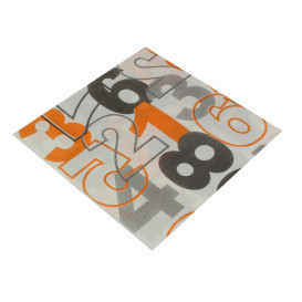 Ubrousky Airlaid " Čísla " 40x40cm (50 Kousky)